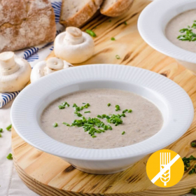 Mahlzeitersatz Pilzsuppe GLUTENFREI