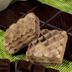 Wafers ricos em proteínas chocolate fase 1 low carb