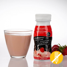 UHT High Protein Smoothie-Flasche 200 ml Erdbeere GLUTENFREI