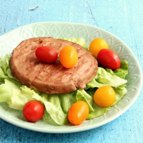 Hochproteinhaltiges Hühnersteak für Hamburger 100 g