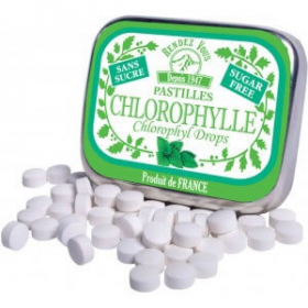 Suikervrij snoepje met chlorofyl - Bonbons chlorophylle