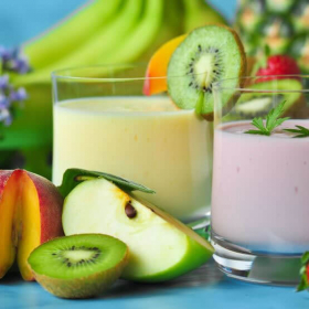 Smoothie Rica em proteínas Maçã Kiwi Banana SG