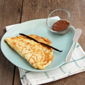 Proteïnerijke Pannenkoek met Vanillesmaak - Crêpe Vanille