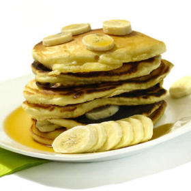 Proteïne Pancake met Banaan en Chocolade - Pancake choco banane