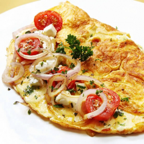 Mediterraanse hyperproteïne-omelet - Omlette Méditétanée