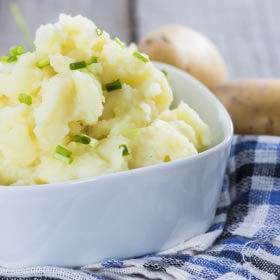 Puré rico em proteínas batatas SG