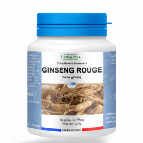 Ginseng vermelho 60 cápsulas de 375mg