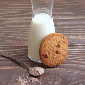 Biscoito ricos em proteinas sabor chocolate